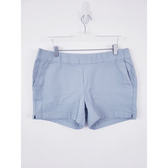 Free Fly Pants - Free Fly Women Stretch Canvas Short Bay Blue Elastic Waist Outdoor Womens Large